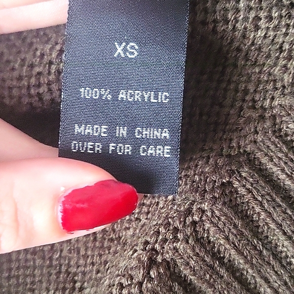 Iz Byer Long Sleeve Forest Green Sweater Dress - Picture 5 of 7